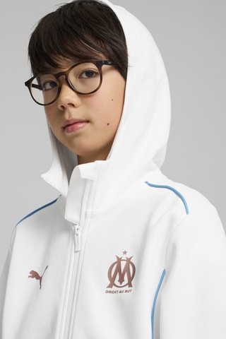 Veste Olympique de Marseille  - Blanc