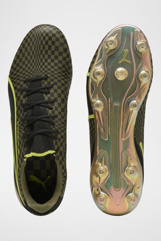 Chaussures de foot King Ultimate X Porshe  - Kaki et noir