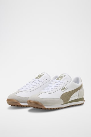 Baskets en cuir Easy Rider Mix - Blanc