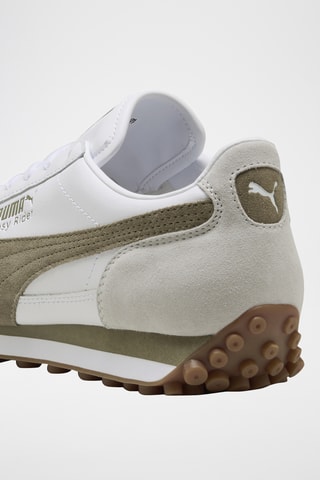 Baskets en cuir Easy Rider Mix - Blanc