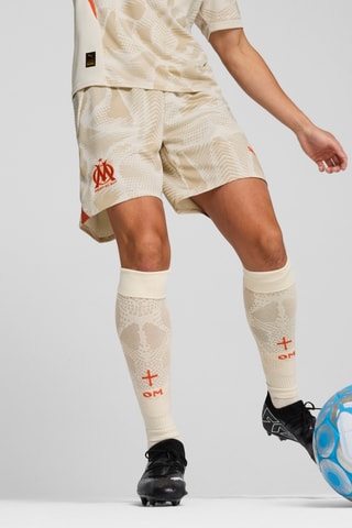 Short gardien 24-25 Olympique de Marseille  - Écru et beige