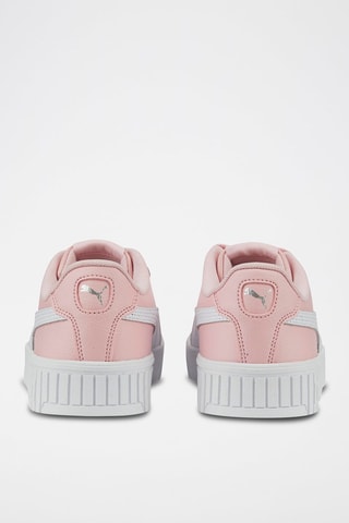 Sneakers en cuir Carina 20 - Blanc et rose
