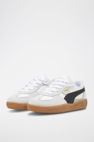 Baskets nubuck Palermo Moda  - Blanc et noir