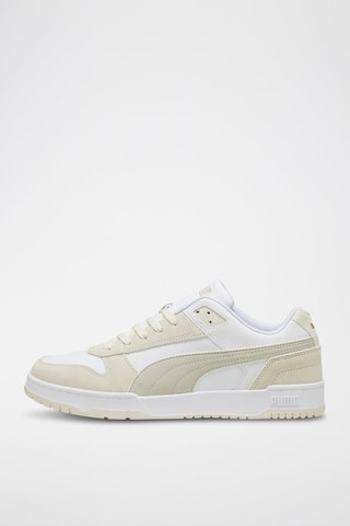 Baskets en cuir RBD Game Low SD  - Blanc