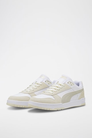 Baskets en cuir RBD Game Low SD  - Blanc