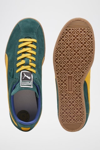 Baskets en cuir Brasil  - Vert