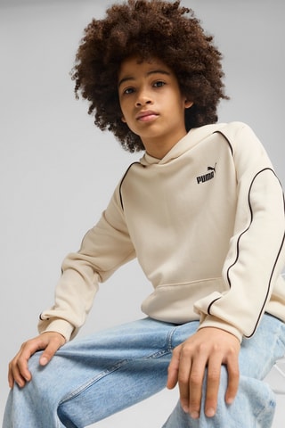 Sweat à capuche TR B  - Écru