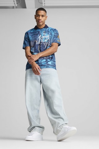 T-shirt de football Olympique de Marseille  - Bleu