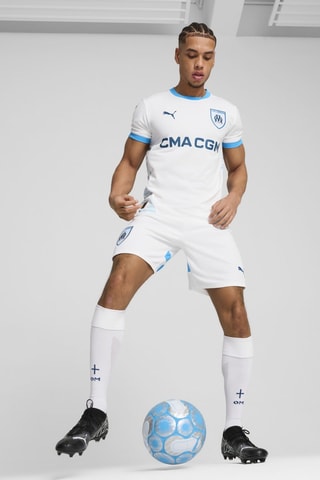 Maillot de football Olympique de Marseille  - Blanc et bleu