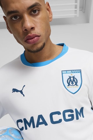 Maillot de football Olympique de Marseille  - Blanc et bleu