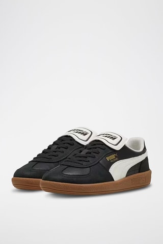 Sneakers en cuir Palermo Prenium  - Blanc et noir