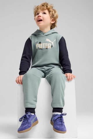 Sweat à capuche Sandy Adventures  - Bleu et vert