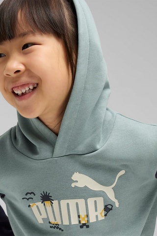 Sweat à capuche Sandy Adventures  - Bleu et vert