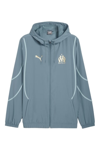 Veste de football Olympique de Marseille Prematch  - Bleu