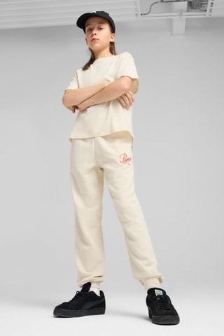 Pantalon Ess Script  - Écru