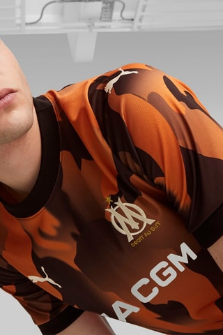 Maillot de football Olympique de Marseille  - Marron