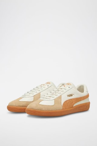 Baskets en cuir Army Trainer  - Blanc