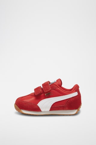 Baskets en nubuck Easy Rider - Rouge