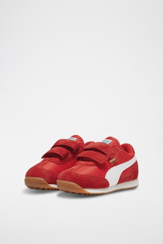 Baskets en nubuck Easy Rider - Rouge