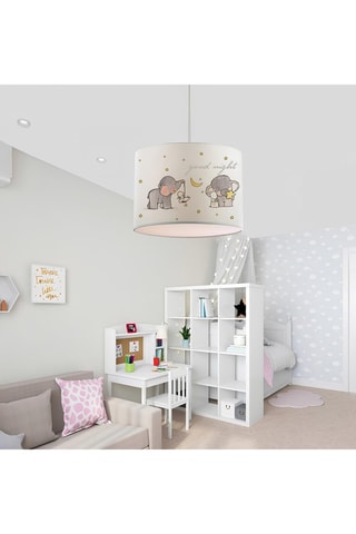 Suspension - Blanc et gris