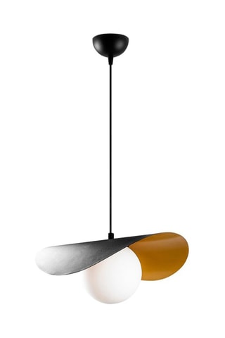 Hanglamp Vatoz Zwart en Wit - 60 W