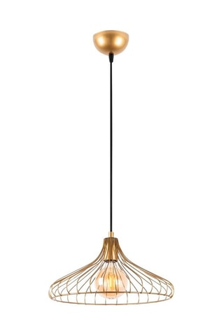 Hanglamp Goudkleurig en Zwart