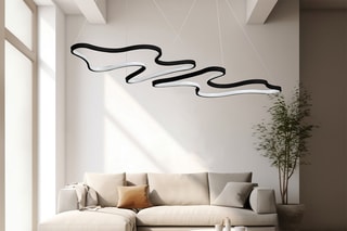 Suspension LED - noir