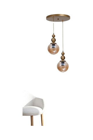 Hanglampen - max 40W - Goudkleurig - Max 40 W