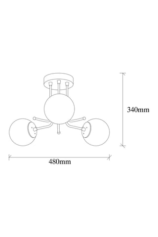Suspension Daisy - Noir