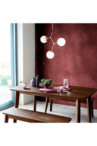 Hanglamp Damar Goudkleurig en Wit