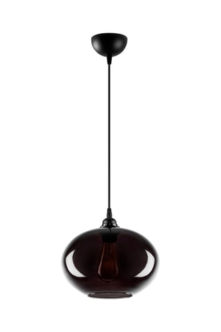 Hanglamp Smoked - Zwart - 40 W
