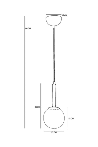 Hanglamp - Wit - 40 W