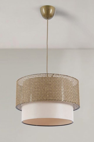 Suspension Coral - Beige et blanc