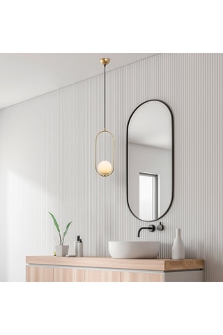 Suspension Mudoni - Doré et noir