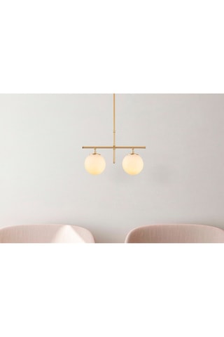 Suspension Roe - Doré - 2 x 40 W