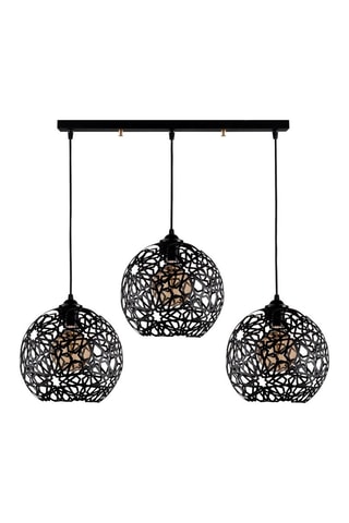 Suspension Fellini - Noir - 3 x 100 W