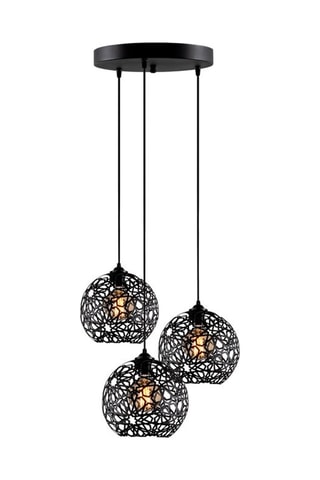 Suspension Fellini - Noir - 3 x 100 W