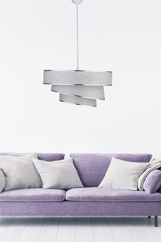 Suspension - Gris et argenté  - 40 W