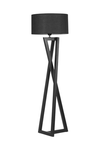 Lampadaire Yildo - Noir et cuivré - 60 W