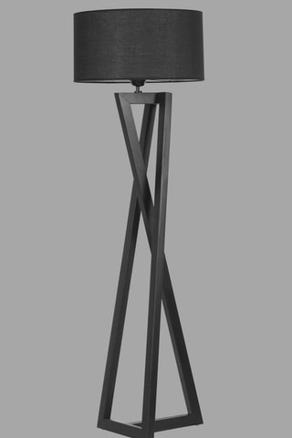 Lampadaire Yildo - Noir et cuivré - 60 W