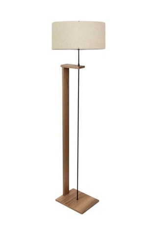 Lampadaire Ayd - Beige et naturel - 60 W - 150 cm