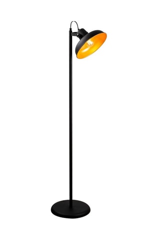 Staanlamp Lik - Zwart en Goudkleurig - 40 W - 145 cm