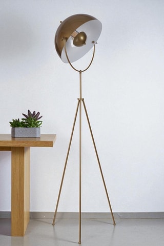 Lampadaire trépied - Doré - 40 W