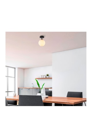 Plafondlamp - Zwart en Goudkleurig - 15 W