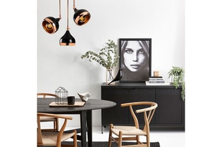 Hanglamp Yildo - Goudkleurig en Zwart