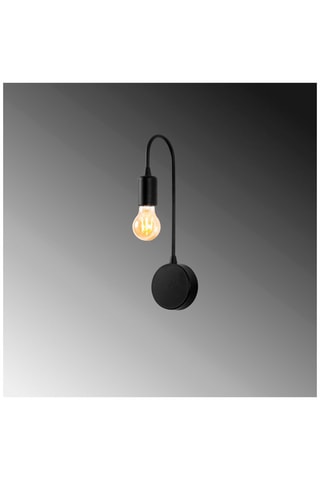 Wandlamp Baston - Zwart - 40 W