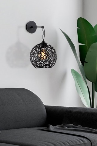 Wandlamp Fellini Zwart