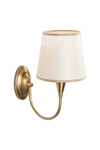 Wandlamp Prado - Wit en Goudkleurig