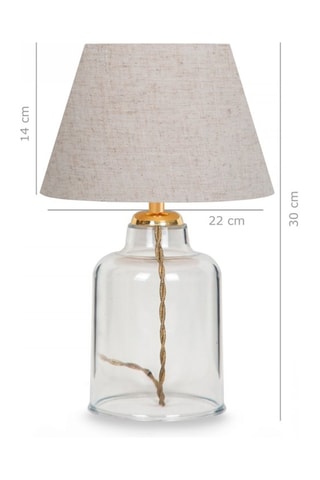 Lampe à poser Saglam - Crème