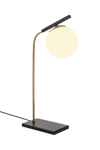 Lampe à poser Yildiz - Noir et doré - 100 W